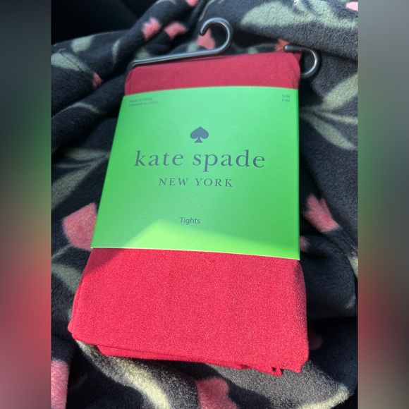 kate spade Accessories - Kate Spade Red Tights